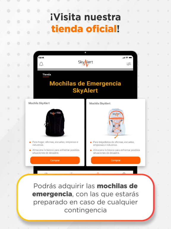 SkyAlert: Alerta Sísmica iPad screenshot 6 - News app