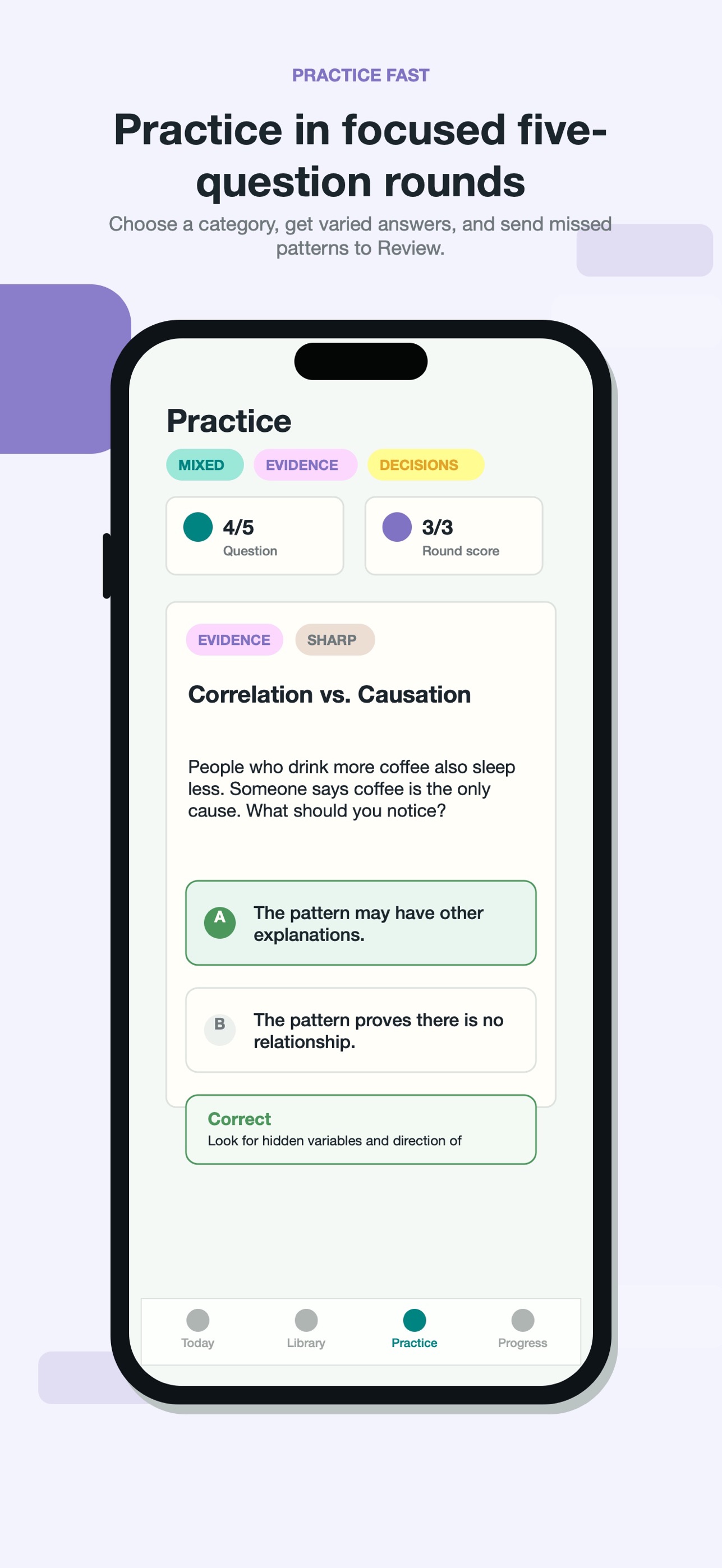 Screenshot 3 of CogniSift: Think Clearly