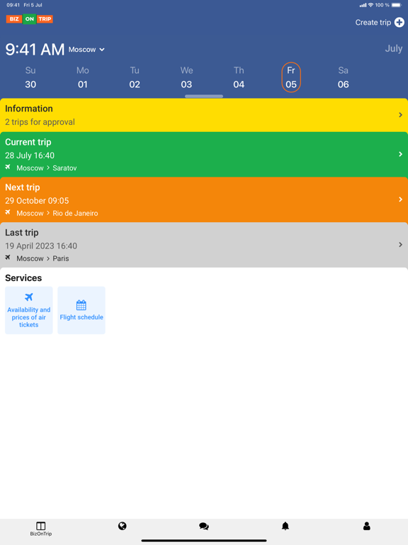 Screenshot #5 pour BizOnTrip