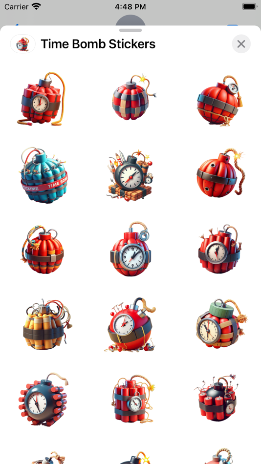 #1. Time Bomb Stickers (iOS) 由: Paul Scott