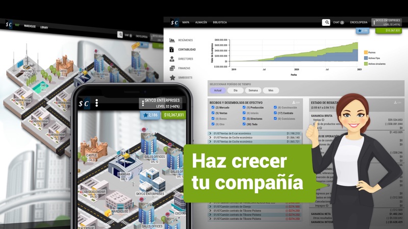 Sim Companies: MMO Tycoon screenshot 2