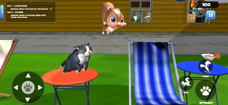 I Am Squirrel vs Cat Games screenshot 1