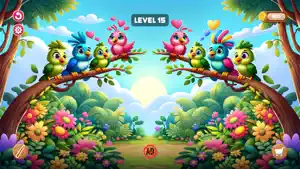 Bird color sort: Birds game screenshot 1
