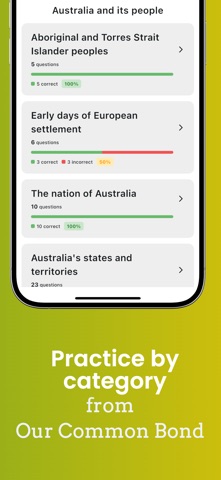 2026 AU Citizenship Test screenshot