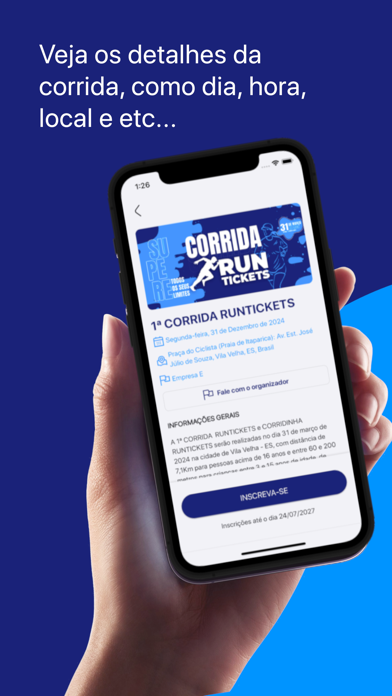 Corridas de rua - Runtickets Screenshot