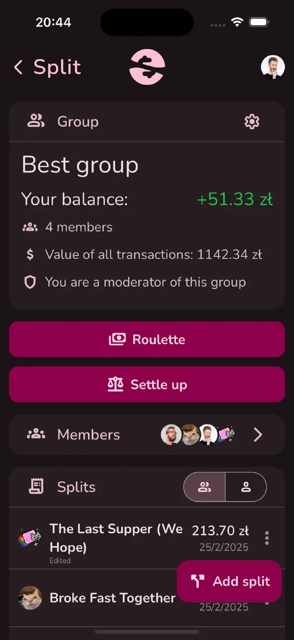 #1. Split.rest (iOS) โดย: Jakub Piasecki