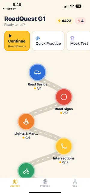 DriveReady Quest screenshot 1