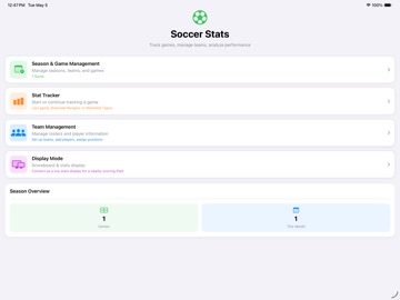 Soccer Stats by InGameInsights iPad screenshot