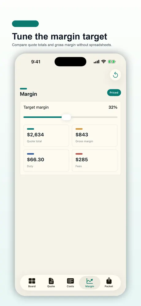 Landed Cost Quote Studio screenshot 4