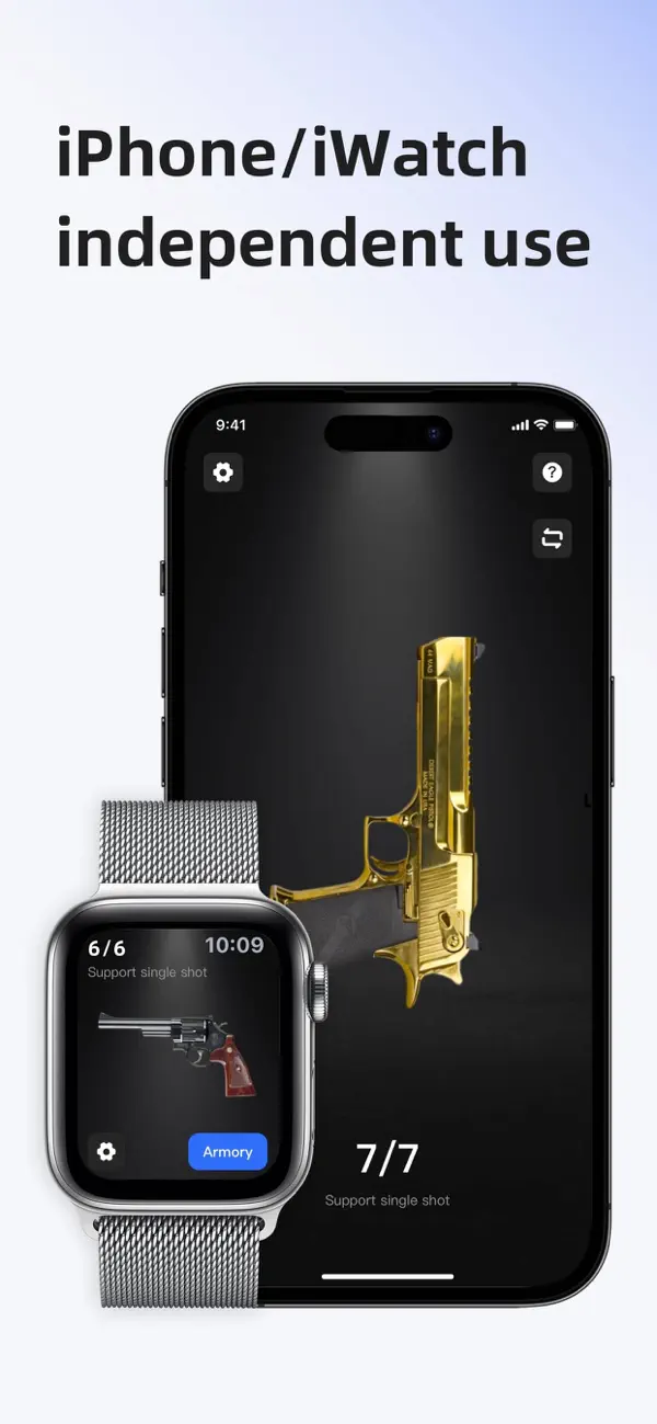 Screenshot #1 pour Gun Simulator Shooting Games