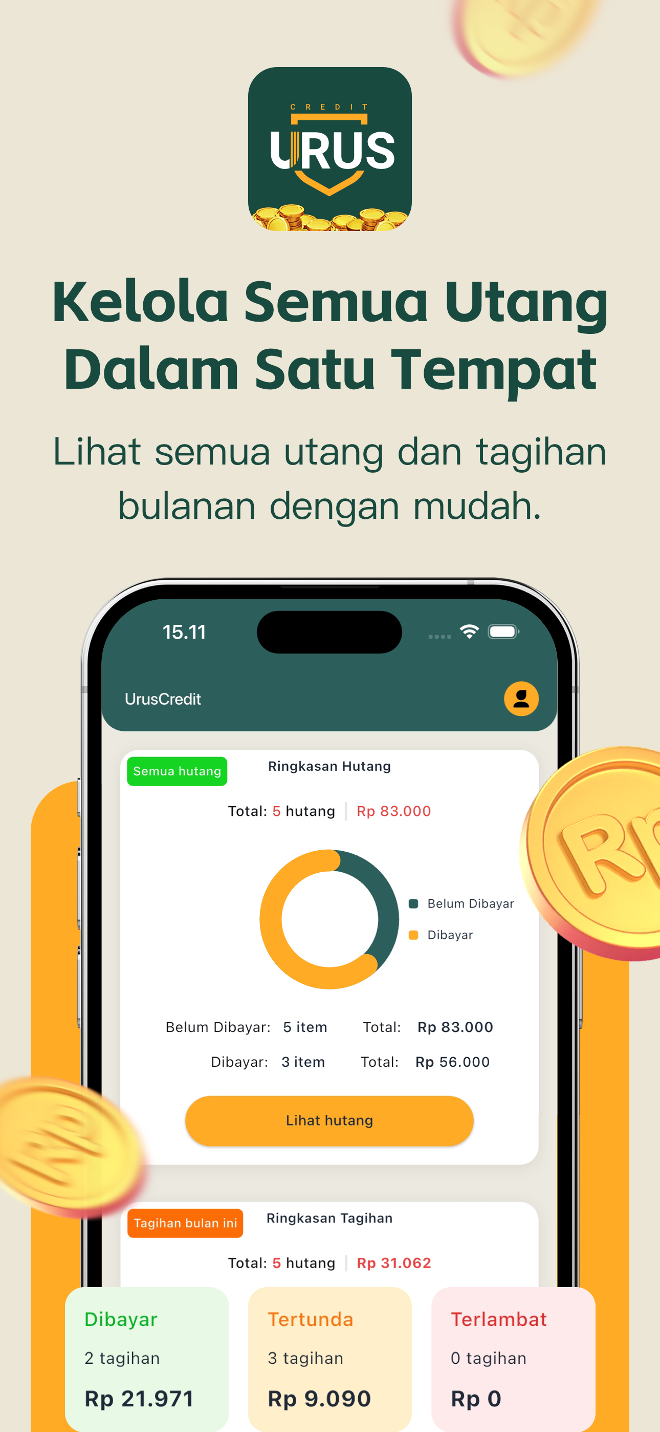 UrusCredit – Kelola Utang