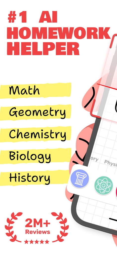 Math AI Homework Helper,Solver - 교육 앱 | MWM