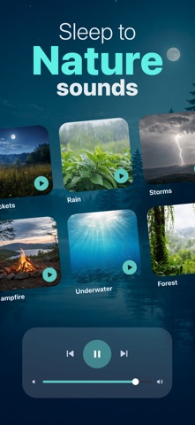 Rain & Nature Sounds: Sleep iPhone screenshot