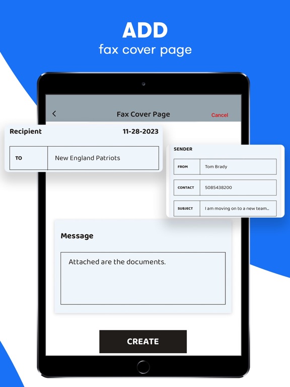 FAX from iPhone・Send Document iPad screenshot 5 - Business app