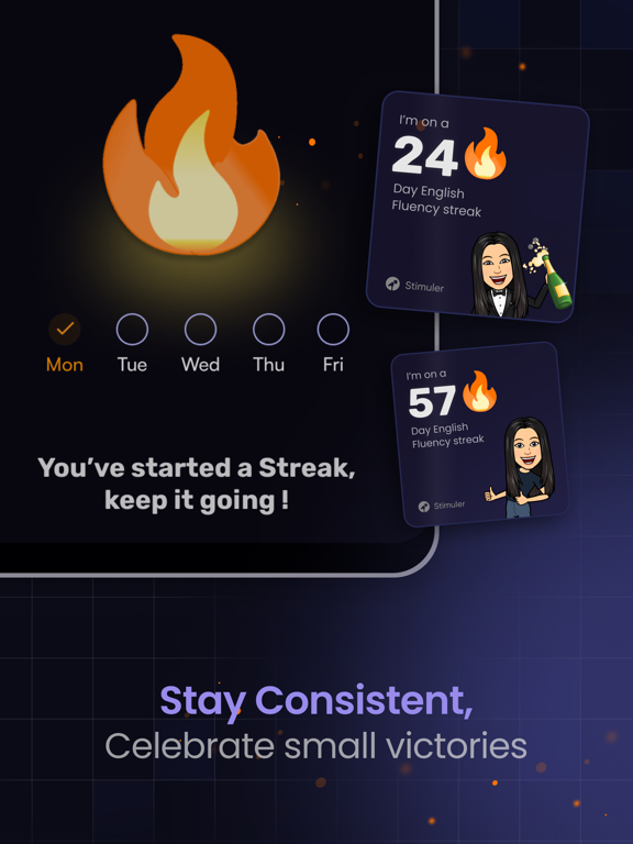 Stimuler- English Speaking App iPad screenshot 4 - Education app