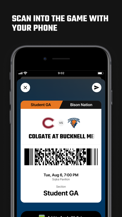 Screenshot 2 of Bucknell Basketball App