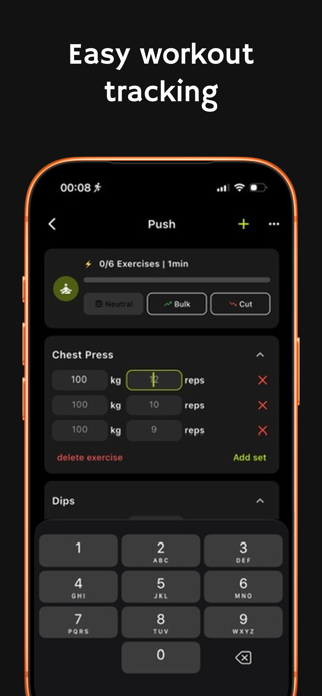 PowerLog - Workout Tracker Screenshot 1 of 5