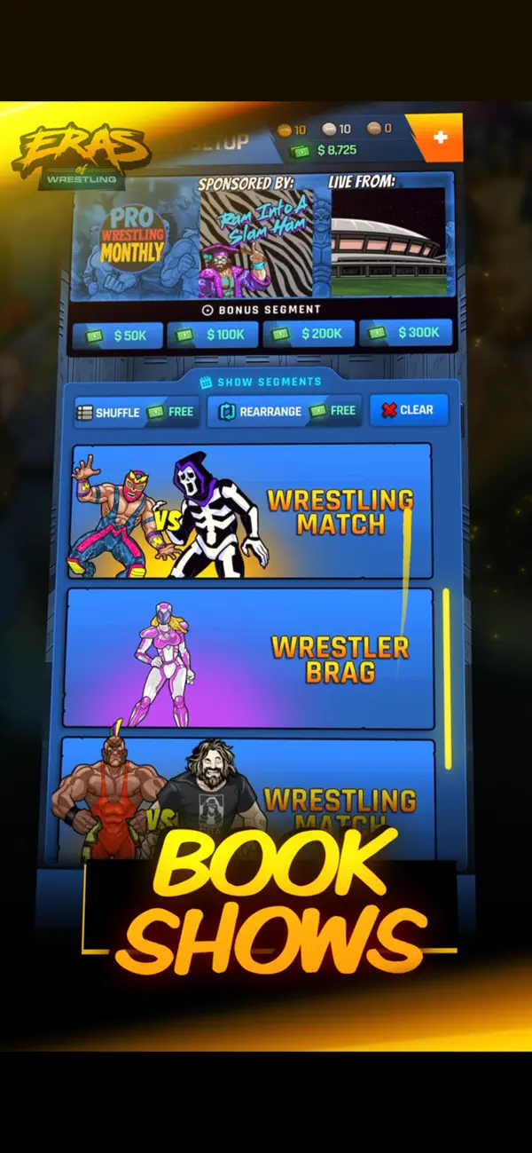Eras of Wrestling iOS Mod IPA screenshot 5 - iOS game interface