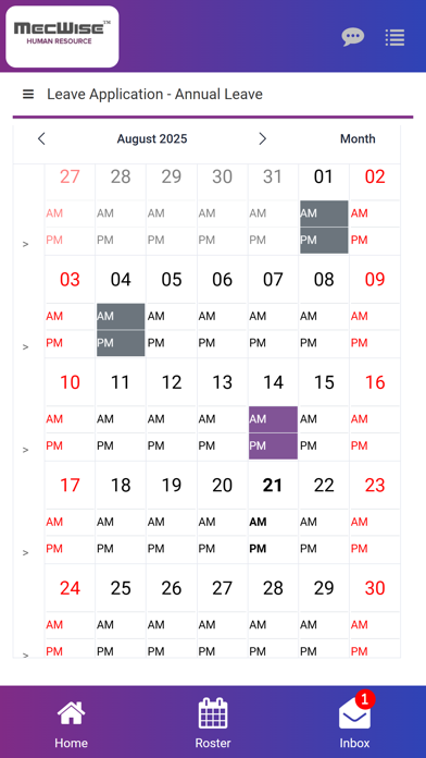 App screenshot