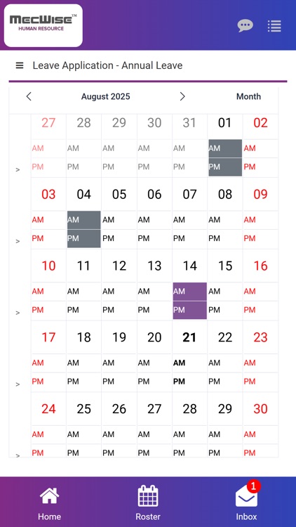MecWise HRMS screenshot-3
