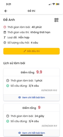 Azota Student Screenshot 4 of 6