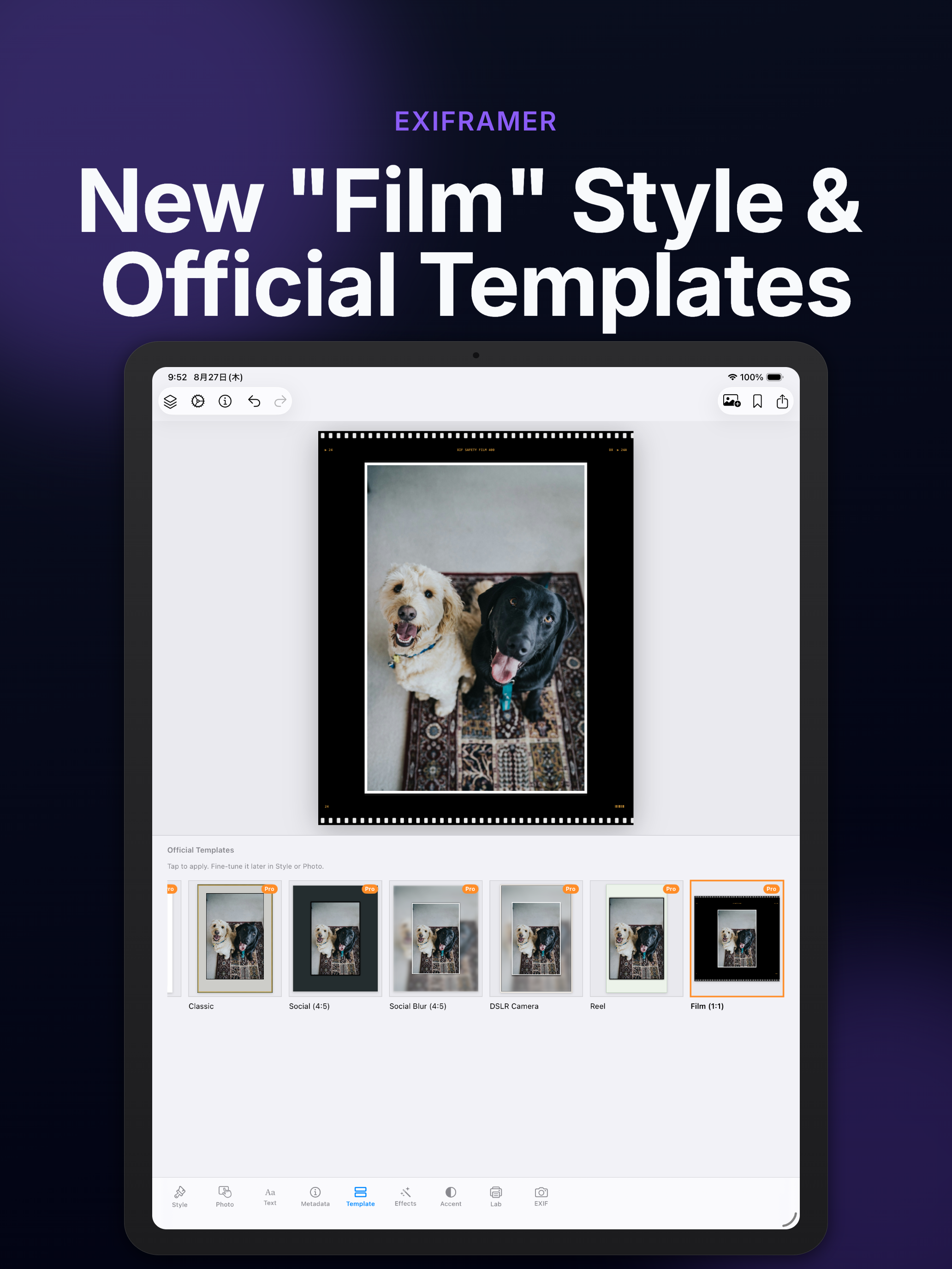 Exiframer : Photo Frame & EXIF screenshot 10