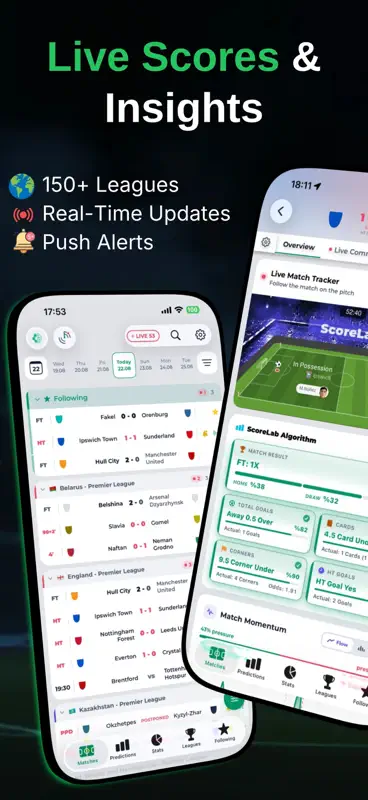 ScoreLab: Soccer Predictions screenshot 1 of 10