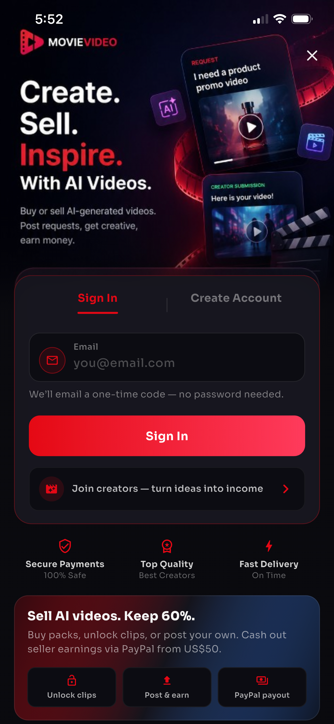 MovieVideo AI screenshot 5