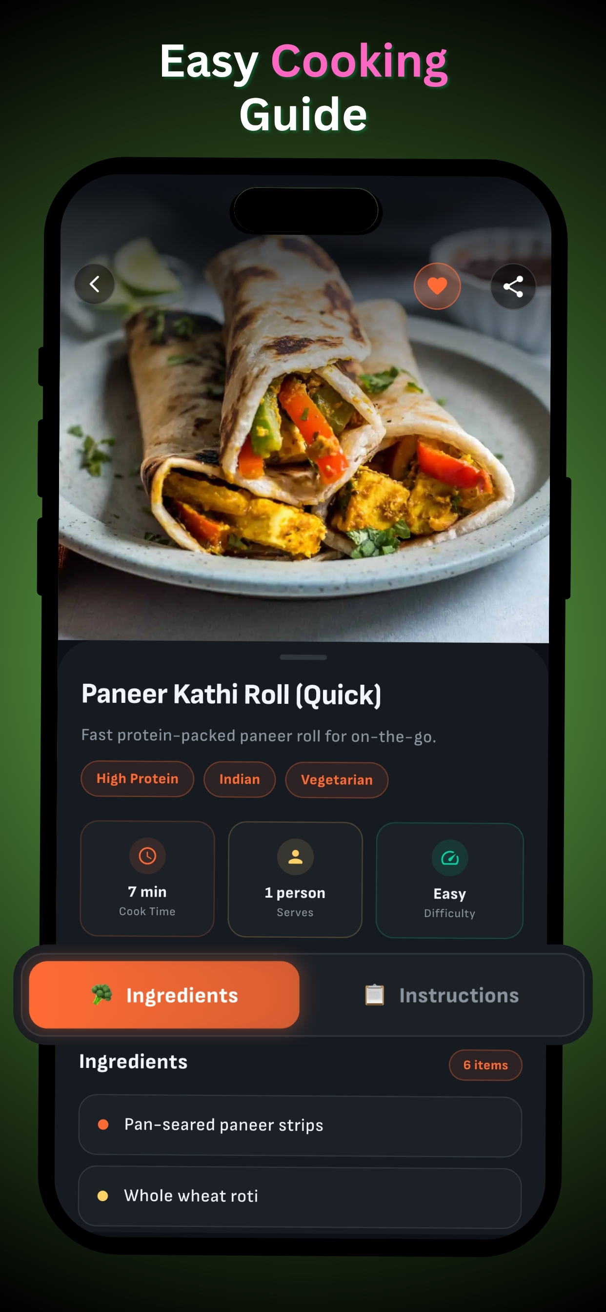 Vegetarian Recipes & AI Meals screenshot 3