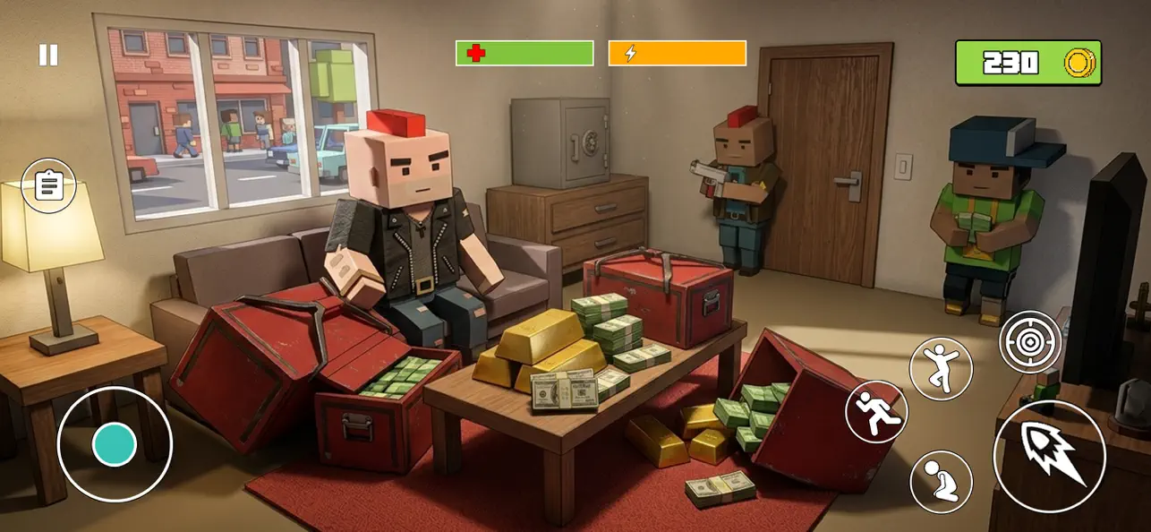 Screenshot #2 pour Dude World: Sandbox FPS RP