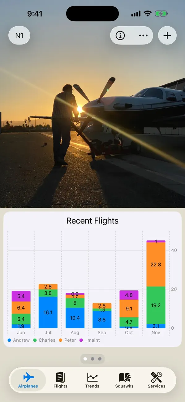 Screenshot #1 pour aeroLogbook