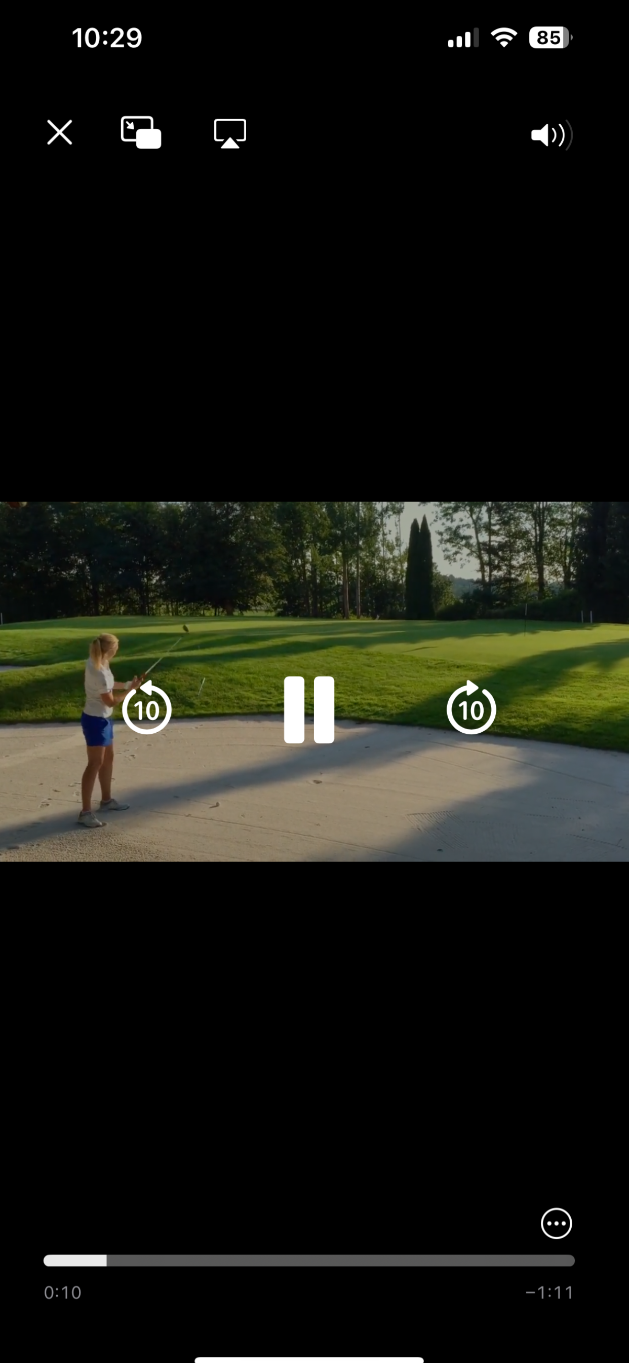 Mein Golf Training