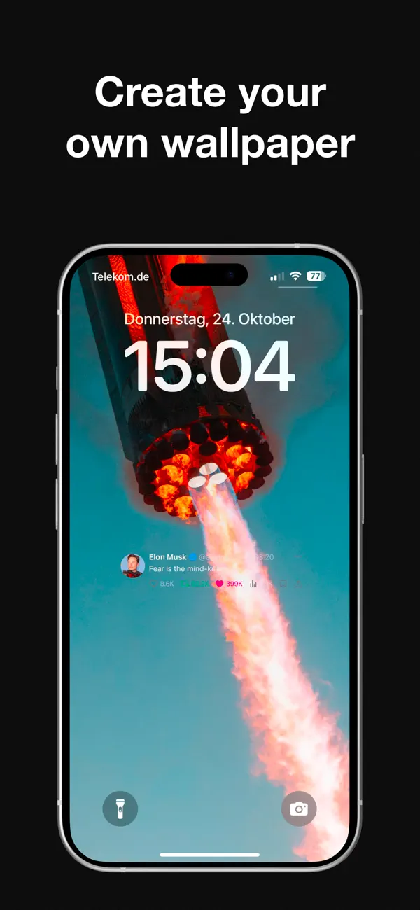 Screenshot #3 pour Tweet To Wallpaper