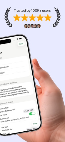 CV Maker: Write & Generate iPhone screenshot