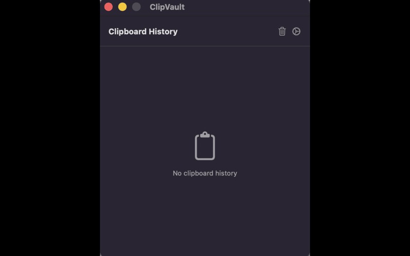 ClipVault app screenshot
