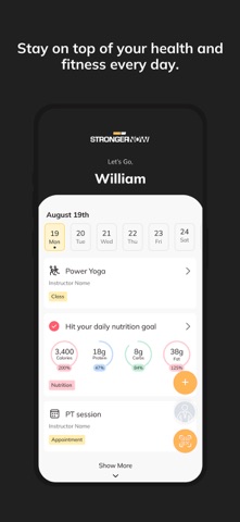 StrongerNow Fitness screenshot