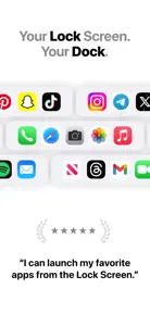 Lock Dock－Widget App Launcher screenshot #1 for iPhone