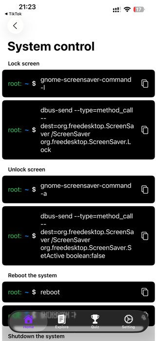 Learn Linux Commands Screenshot 2 of 6