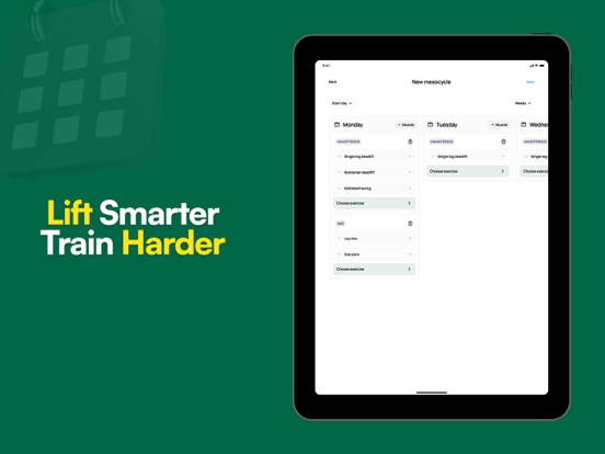 Weight Lifting: Tracker iPad screenshot 3 - Health & Fitness app