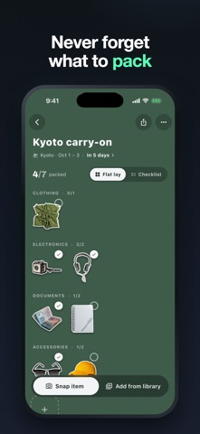nomadtik: travel planner Screenshot 2 of 7