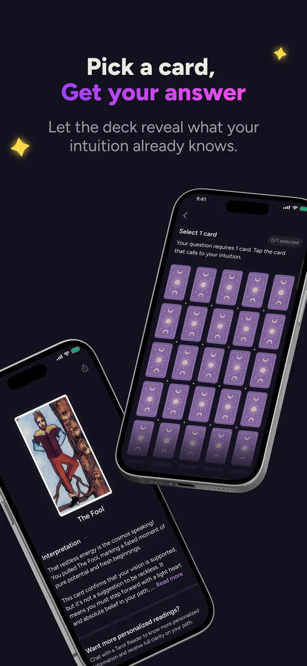 Screenshot #2 pour Tarotly: Tarot Card Reading