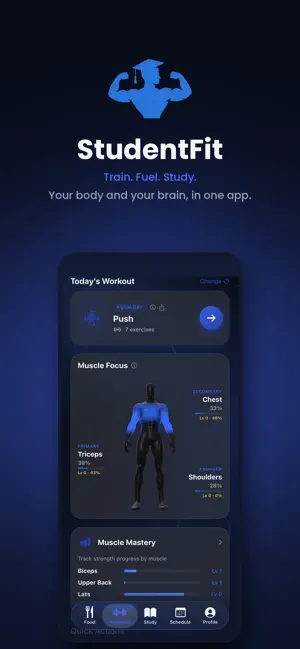 StudentFit screenshot 1