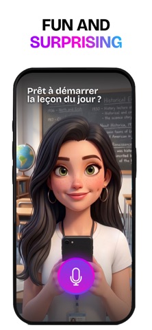 Amélie: AI French Tutor & Chat iPhone screenshot