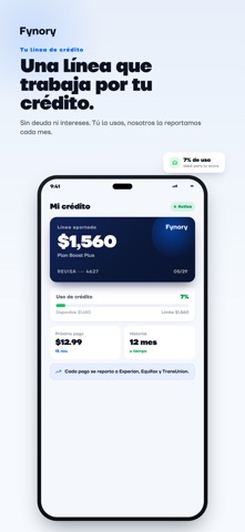 Fynory - Credit Builder App screenshot