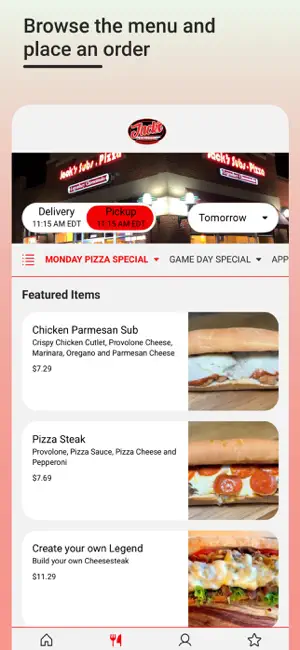 Jacks Subs Pizza screenshot 2