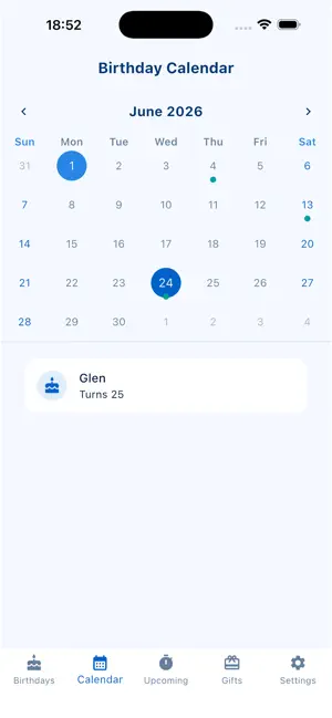 Daylo: Birthday Reminder screenshot 4