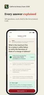 California Notary Exam 2026 screenshot 2