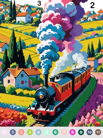 Paint Color - Color by Number iPad screenshot