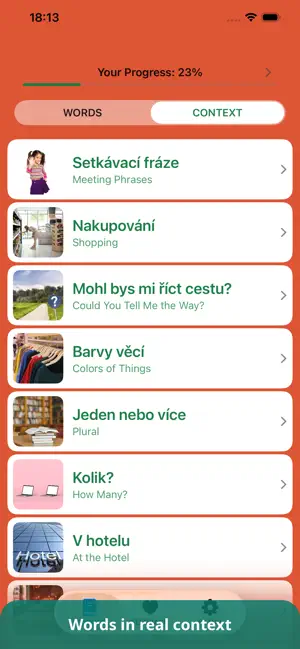 Wordful Czech screenshot 2