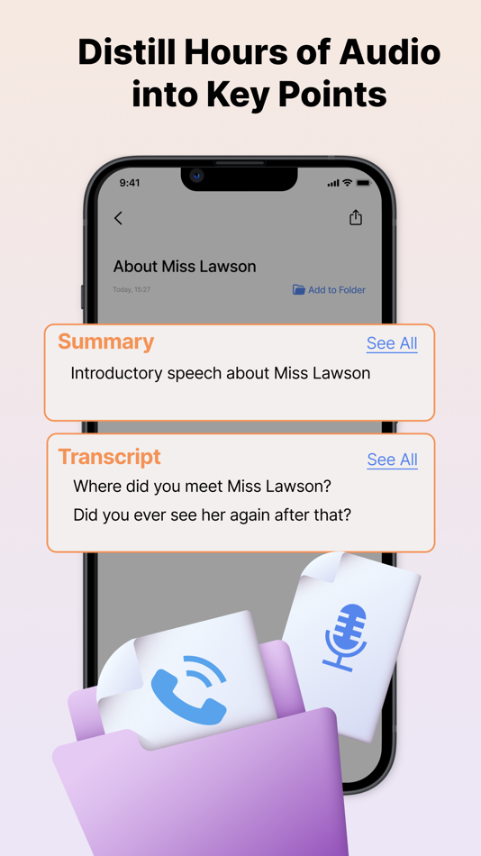 #5. Transcribe AI Voice to Text (iOS) Podle: Henry Heisenberg Apps, LLC